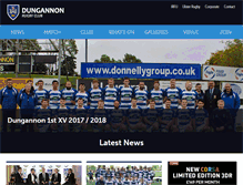 Tablet Screenshot of dungannonrugby.com